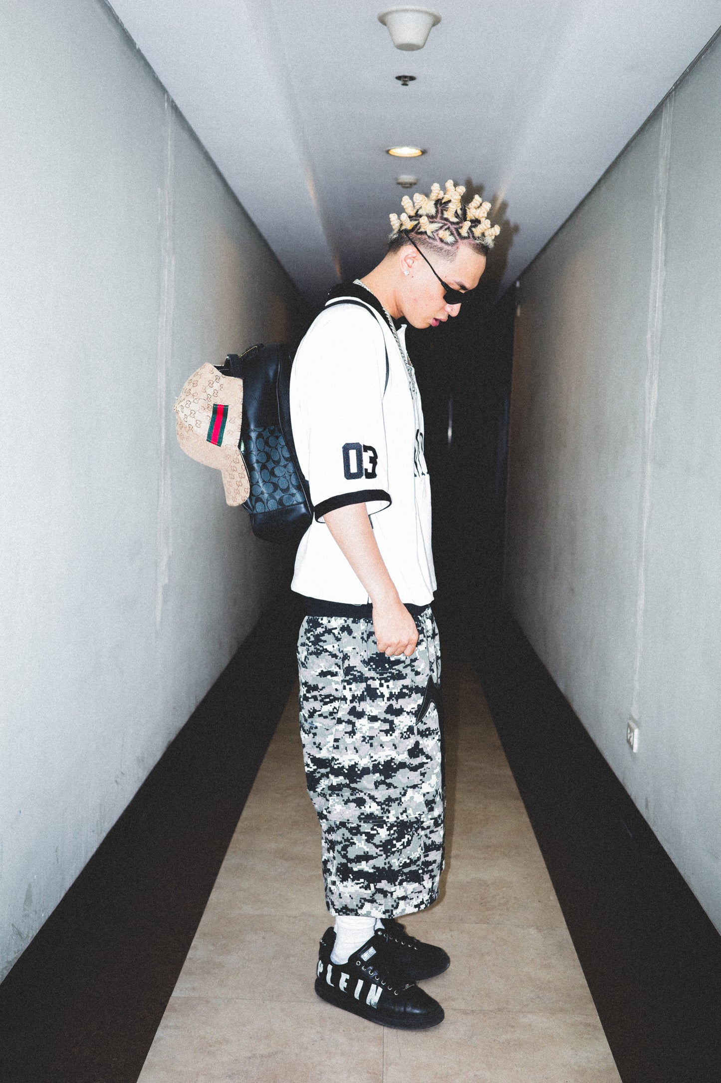 ASH CAMO SHORTS