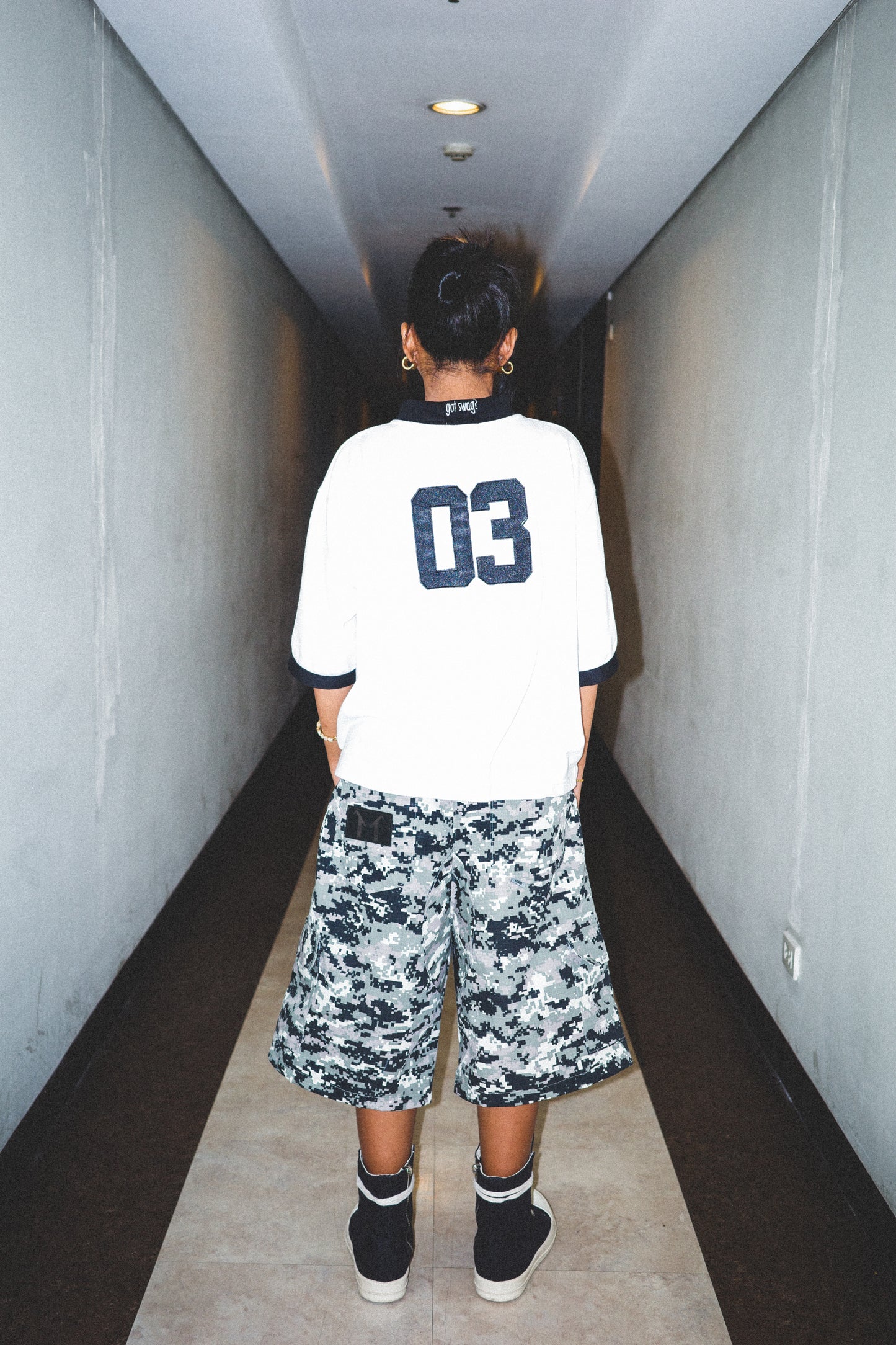 ASH CAMO SHORTS